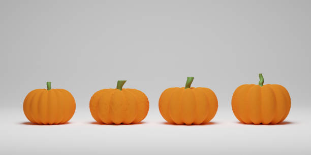 istock Collection of pumpkin different shapes isolated on white background. 1338978779
