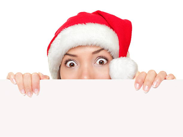 istock Christmas sign woman funny 133898242