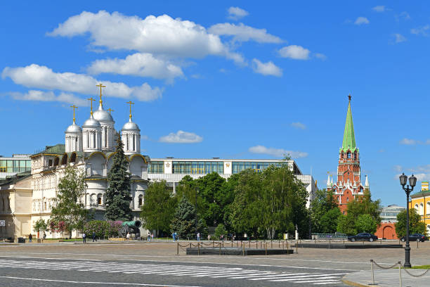 plac iwanowskaja na kremlu moskiewskim - twelve apostles zdjęcia i obrazy z banku zdjęć
