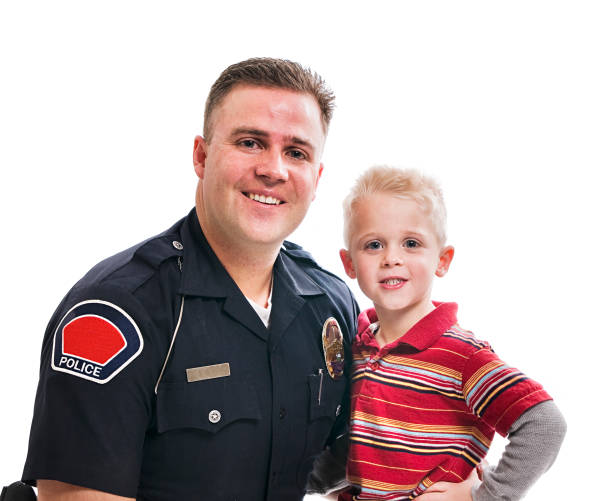 istock Police Officer and Child 133898466