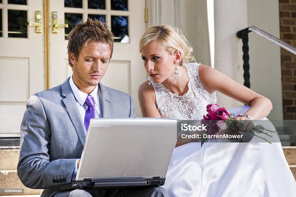 Zeit zum Heiraten - Lizenzfrei Computer Stock-Foto