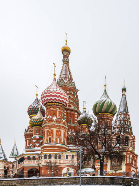 istock St. Basil's Cathedral on Red Square in Moscow at winter 1338985326
