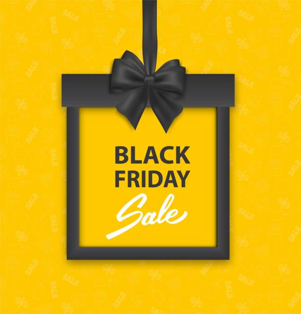 black friday sale design - black friday stock illustrations