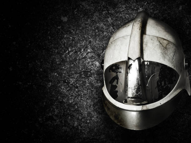 istock Helmet for firefighters for protection heat and falling objects. 1338986910