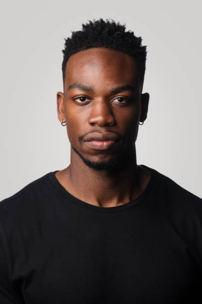 Studio Portrait Of Young African Man