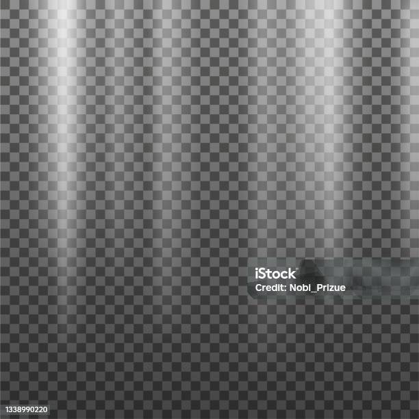 White Rays Pattern White Rays Light On Transparent Background Stock Illustration ...