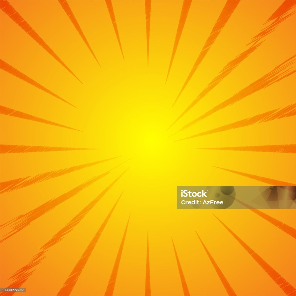 Yellow Abstract Light Rays Abstract Light Yellow Sun Rays Background Vector Stock Illustration ...