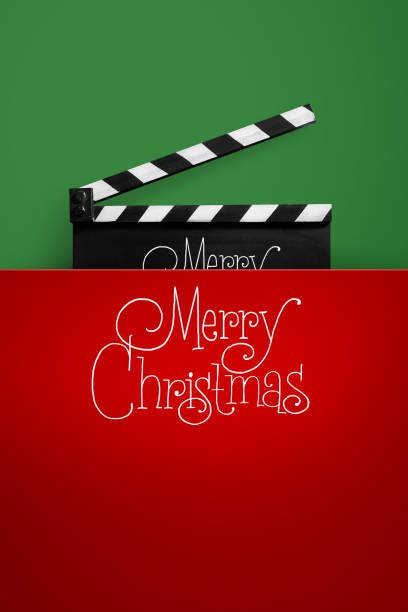 istock Merry Christmas, Handwriting on film slate. 1339006902