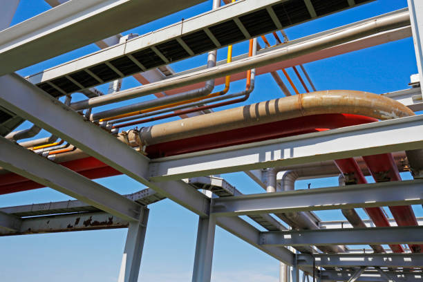 istock Oil pipes and valves 1339008726