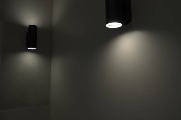 istock stylish black lamps 1339012488