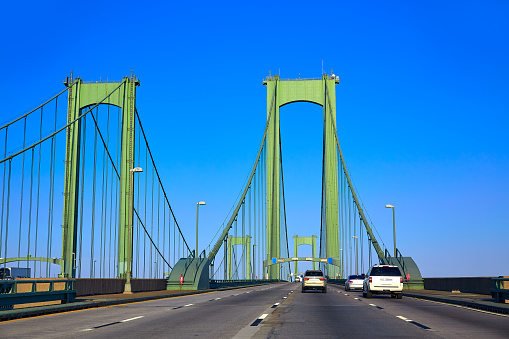 Delaware memorial bridge road in USA US
