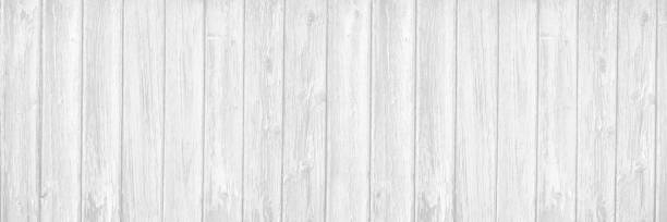 White wooden texture. Old weathered shabby wood surface. Vintage background with copy space for design. White wooden texture. Old weathered shabby wood surface. Vintage background with copy space for design. Wide banner. white shabby chic desk stock pictures, royalty-free photos & images