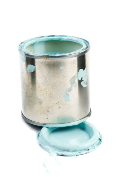 istock Can of paint isolated on white 1339021116