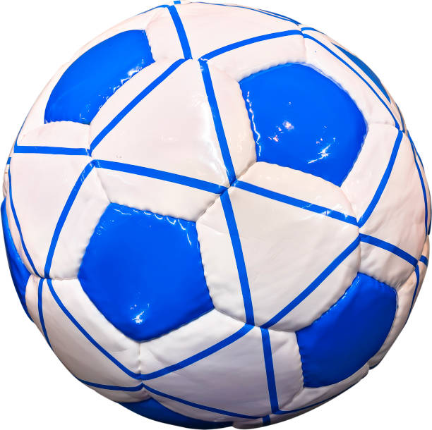 ブラインドサッカーやサッカー5-a側で使用されるサッカーボールのクリッピング孤立画像。 - soccer ball soccer ball cut out ストックフォトと画像