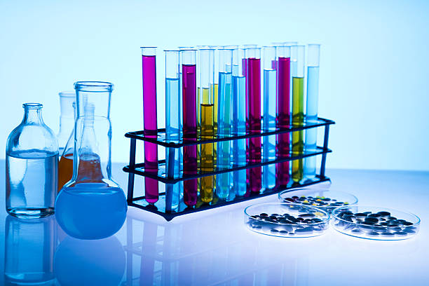 istock Chemistry equipment, laboratory glassware 133903205