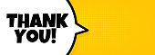 istock Thank you. Speech bubble banner with Thank you text. Loudspeaker. For business, marketing and advertising. Vector on isolated background. EPS 10 1339033103