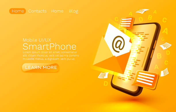 9,000+ Email Phone Banner Illustrations, Royalty-Free Vector Graphics ...