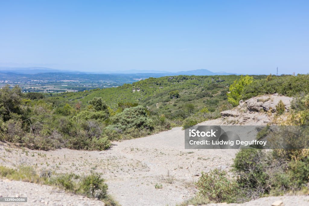 Landscape of the Massif de la Gardiole (Occitanie, France) Landscape of the Massif de la Gardiole Beauty In Nature Stock Photo