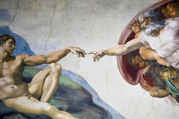 Photo of Creation of Adam by Michelangelo