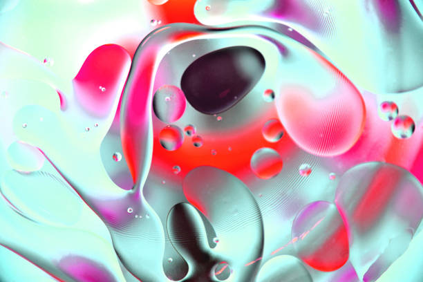 istock background, multicolored balls and shapeless stains, blur, texture, heterogeneous color, 1339054107