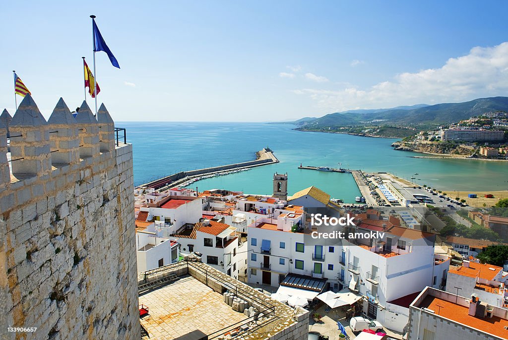 Vista del puerto de Valencia peñíscola - Foto de stock de Comunidad autónoma valenciana libre de derechos