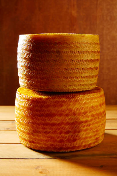 istock Manchego cheese from Spain in wooden table 1339066968