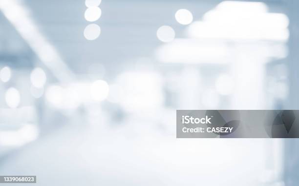 Abstract Blur Background From Hospital And Clinic Interior For Create Background Or Design Key Visual Layout Stock Photo - Download Image Now