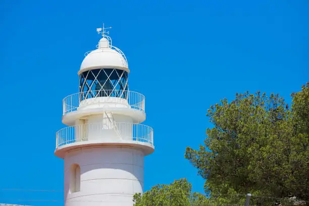 Sant Antonio Cape Lighthouse in Javea Denia in Alicante of Spain