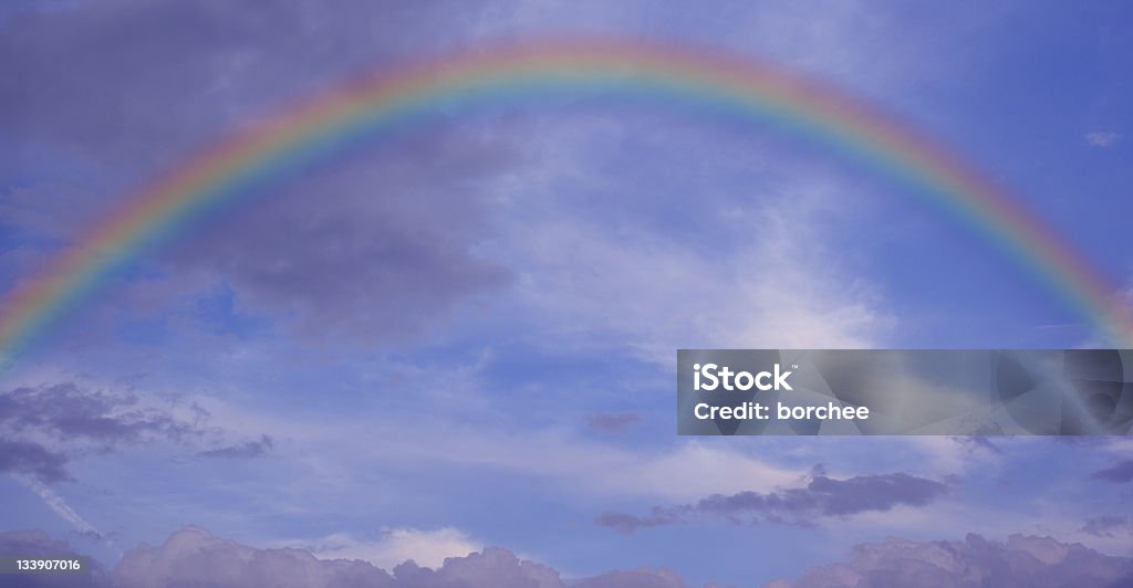 Rainbow nach dem Sturm - Lizenzfrei Freiheit Stock-Foto