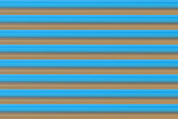 茶色の背景平行ストライプパターンの青い線 - 11909 ストックフォトと画像