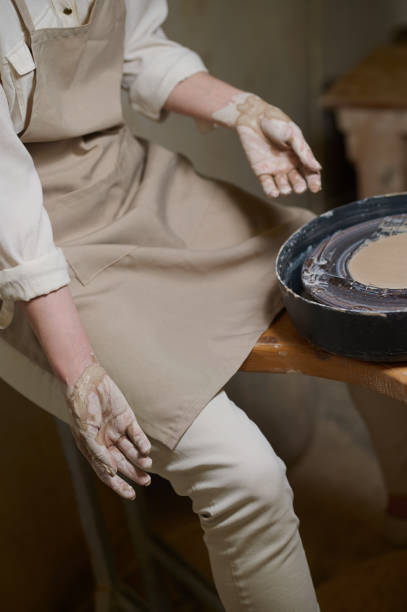 istock A female potter in her workshop looking involved in the process of pottery 1339078479