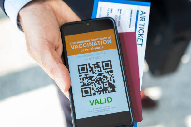 istock Digital vaccine passport 1339079872