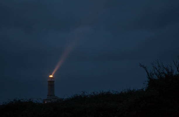santander lighthouse at dusk