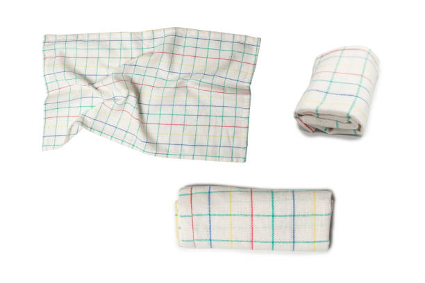 istock White napkin isolated on white background. 1339091729