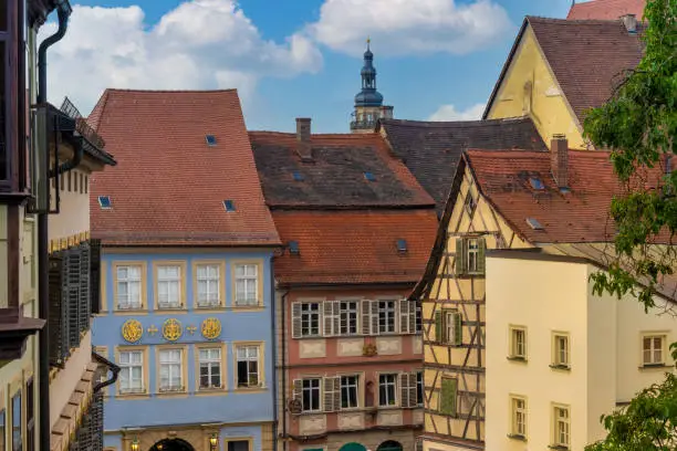 Photo of The stunning old city center of Bamberg, Upper Franconia, Germany. One of Germany's most beautiful towns and a UNESCO World heritage site