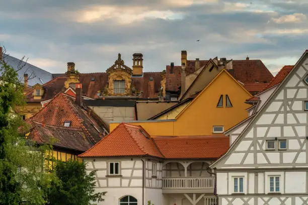 Photo of The stunning old city center of Bamberg, Upper Franconia, Germany. One of Germany's most beautiful towns and a UNESCO World heritage site