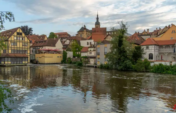 Photo of The stunning old city center of Bamberg, Upper Franconia, Germany. One of Germany's most beautiful towns and a UNESCO World heritage site