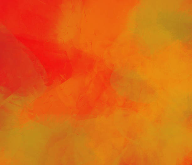 ilustrações de stock, clip art, desenhos animados e ícones de abstract warm background with orange yellow red colors with green undertone - rusty metal backgrounds retro revival