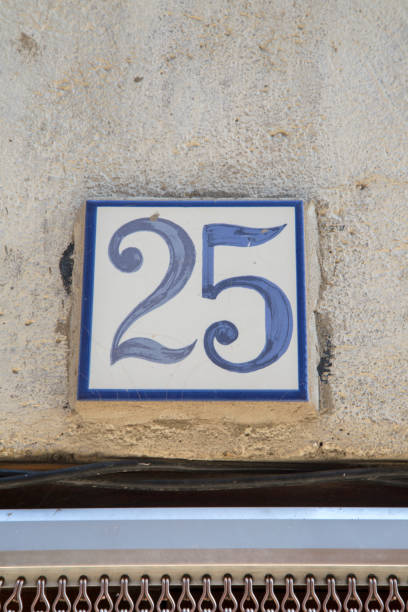 istock Closeup of Number Twenty Five 1339097477