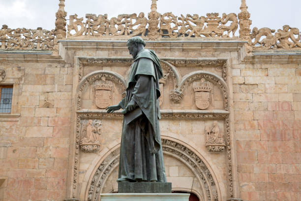Fray Luis Monument at Salamanca University, Spain