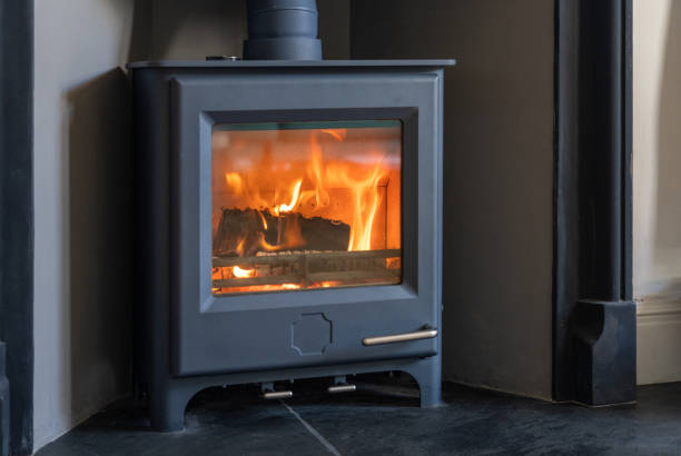 istock Wood burning stove close-up 1339100846