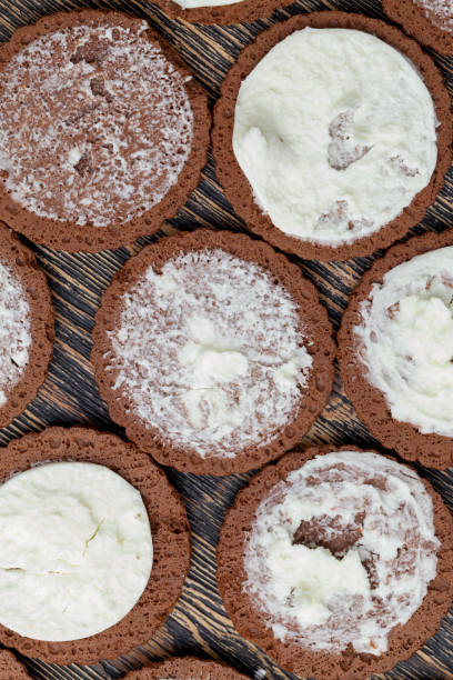 istock sweet cookies with milk filling 1339100920