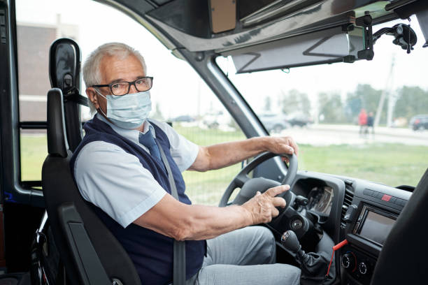 istock Portrait of Driver At Wheel 1339106364