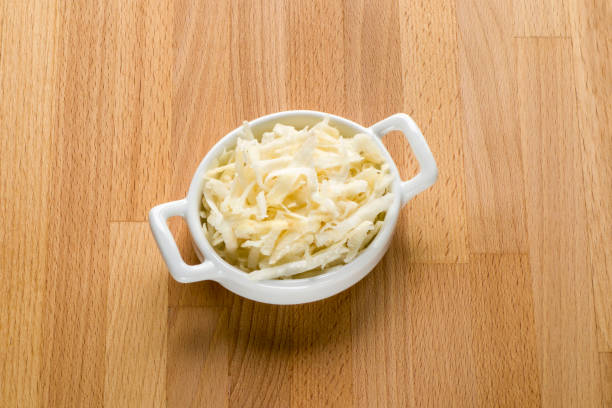 istock Bowl of grated cheddar cheese 1339107662