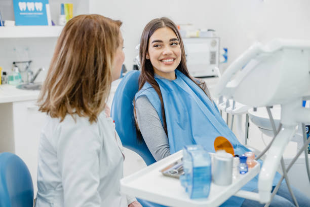 istock Young woman at the Dentist 1339108454