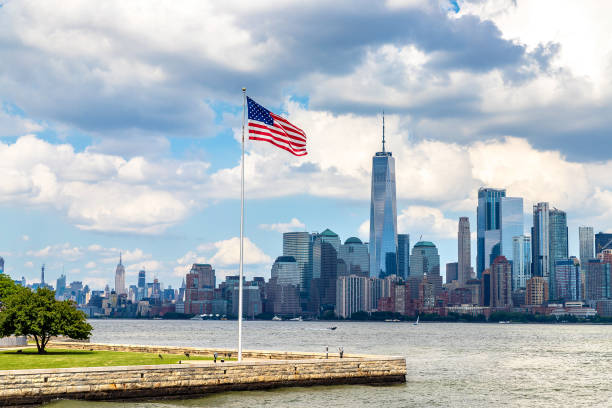 istock Manhattan cityscape in New York 1339108992