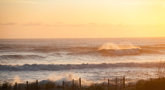 Early morning waves in Duck, NC