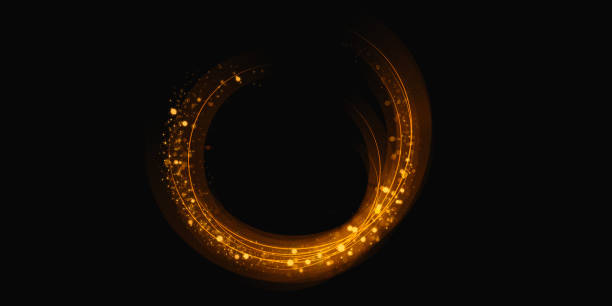 istock gold glitter circle abstract swirl light effect sparkling star dust 3d illustration 1339115789