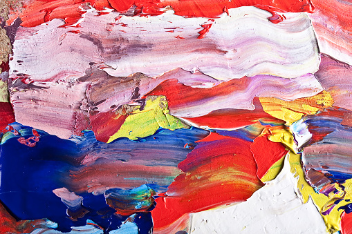 Oil Paint Canvas Background RGB