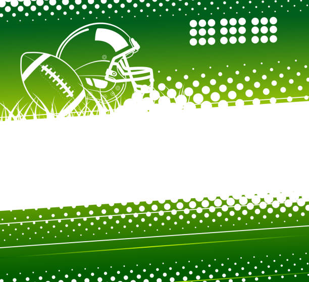 American football American football. Abstract sports background. Vector illustration match sport stock illustrations